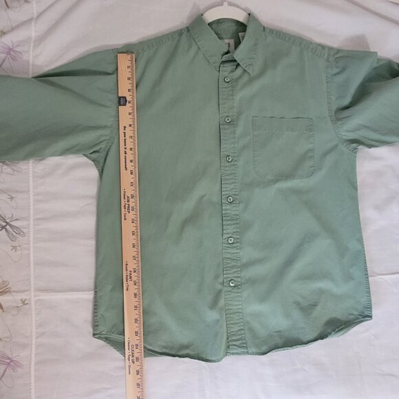 Gap Green Womens Button Long Sleeve Shirt  Size M - Picture 10 of 15